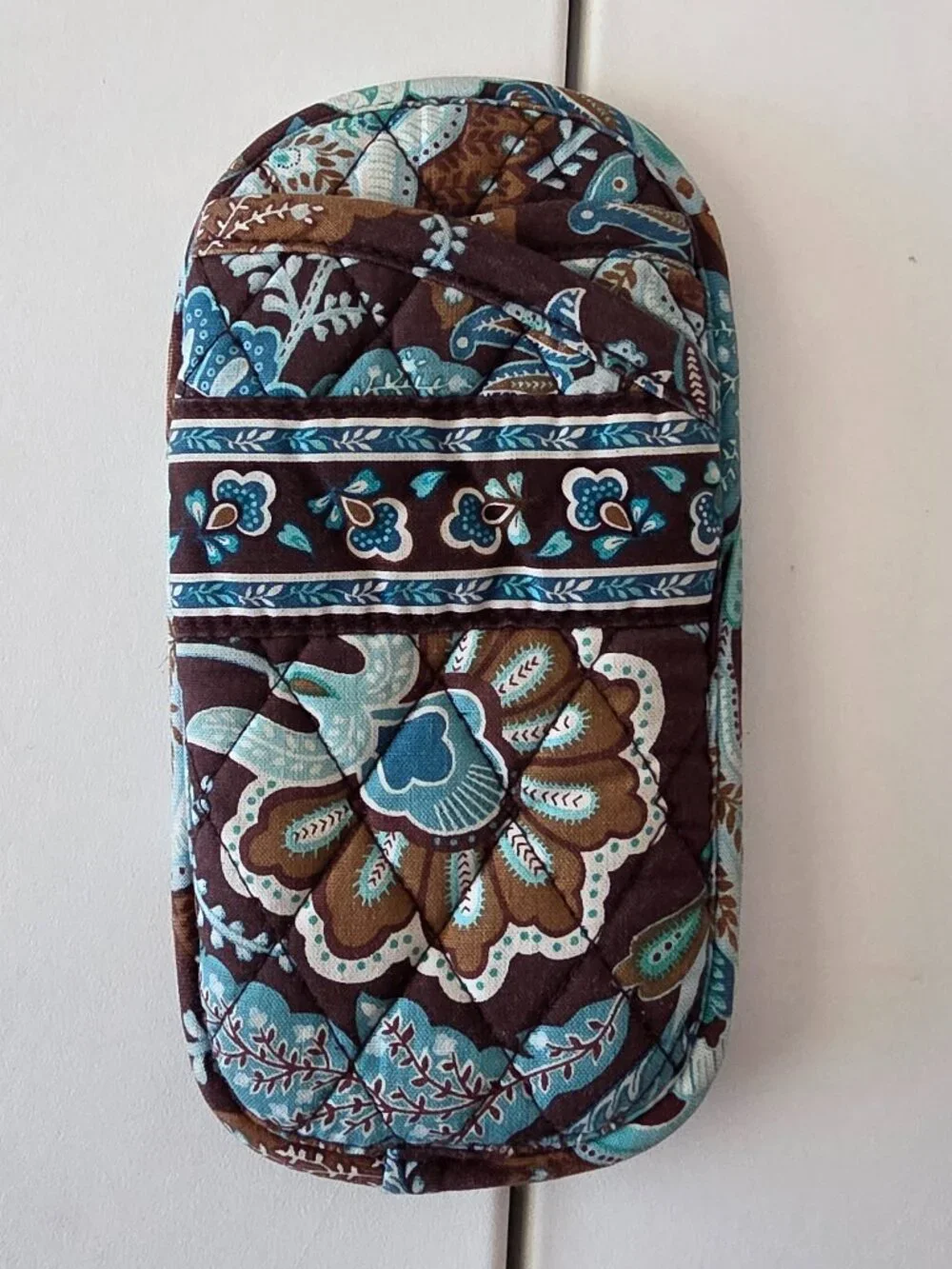 Vera Bradley Set Soft Eyeglass Holder Small Cosmetic Bag